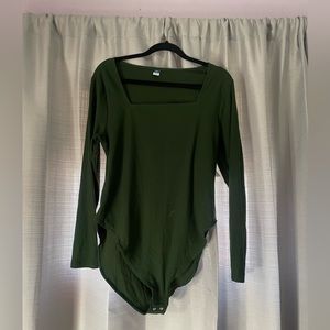 Green bodysuit